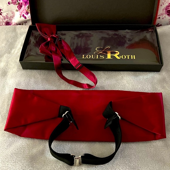 Louis Roth Silk Cummberbund - Picture 3 of 4